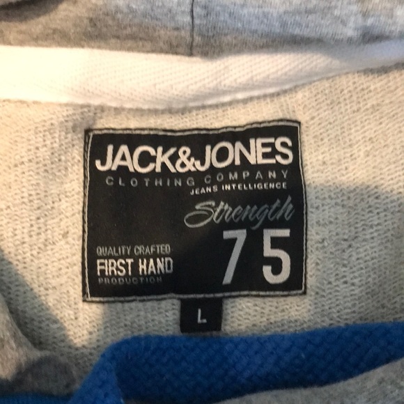 Jack and Jones Pull Over Hoodie - Picture 3 of 7